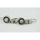 Caravanas Antiguas De Platino, Oro 18K, Brillantes Y Zafiros Sinteticos Caravanas Antiguas De Platino, Oro 18K, Brillantes Y Zafiros Sinteticos