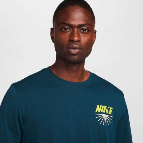Remera Nike Sportswear Tee Hbr Open 1 De Hombre Azul