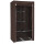Ropero de 6 Estantes Desmontable de Caño y Tela TNT 105x45x175 Marron