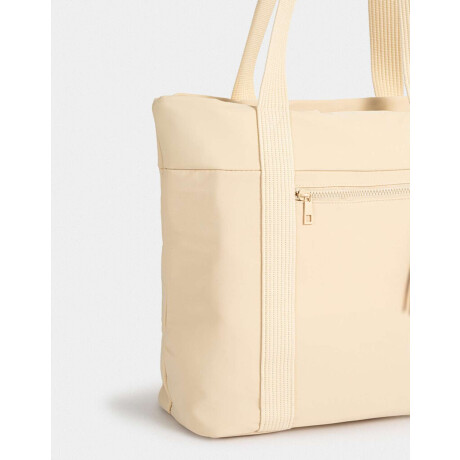 Cartera Shopper Blanco Crudo