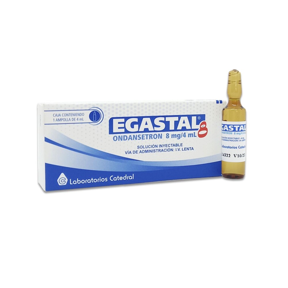 EGASTAL ONDANSETRON 8 MG. CJ X 1 AMP. única