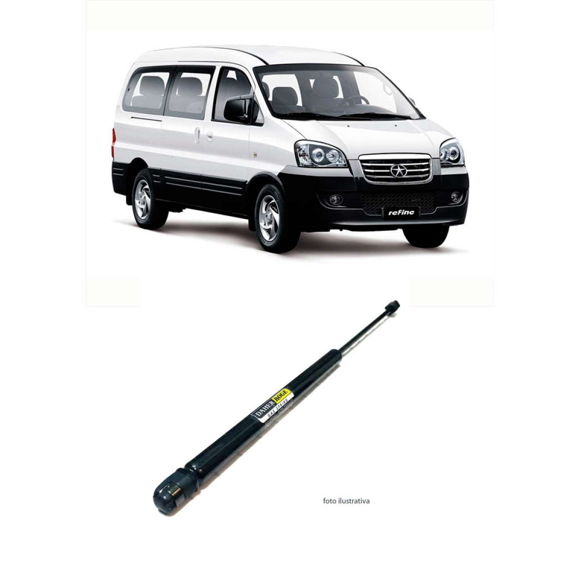 AMORTIGUADOR BAUL HYUNDAI PORTON TRAS. H1 97/06 - 