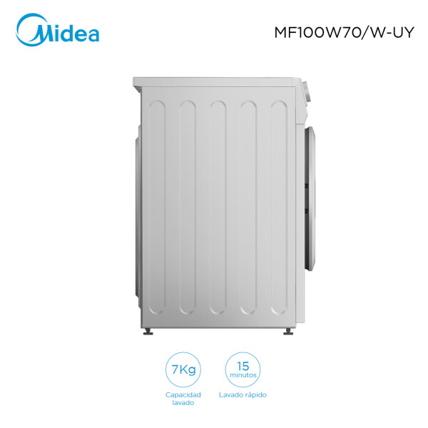 Lavarropas frontal 7Kg Midea MF100W70 Lavarropas frontal 7Kg Midea MF100W70