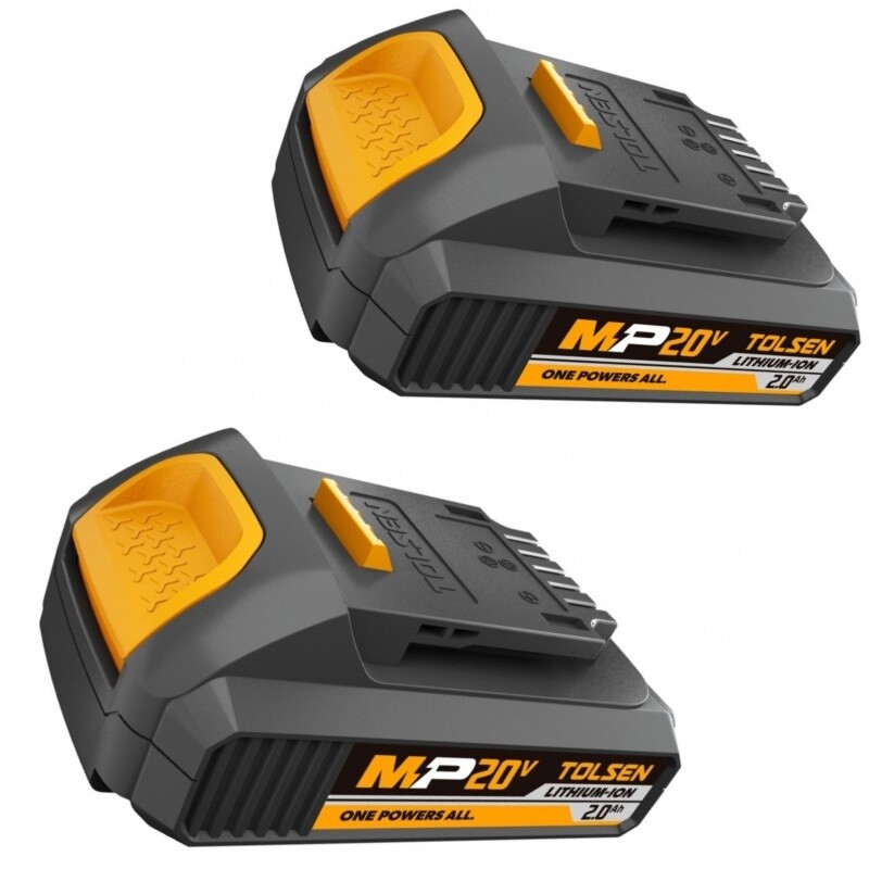 TOLSEN COMBO MOTOSIERRA LI-ION 20V 14 355MM + 2 BATERIAS 2.0 Tolsen Motosierra Li-ion 20v 14 355mm (*)