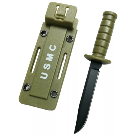 Mini cuchillo táctico USMC Verde