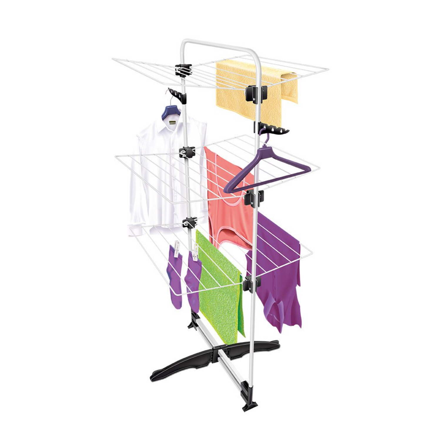 Tendedero vertical plegable 3 niveles online