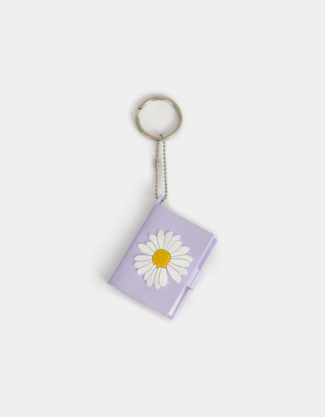 Llavero Libreta Llavero Y Charm Con Libreta - Violeta Lila