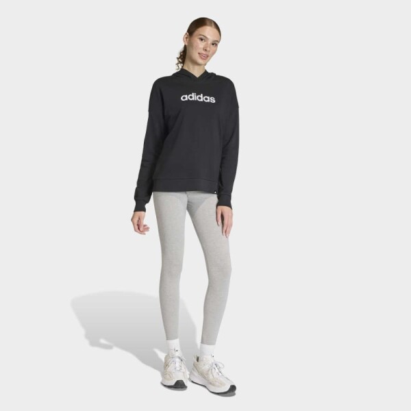 Canguro Adidas Essentials Big Linear French Terry Negro