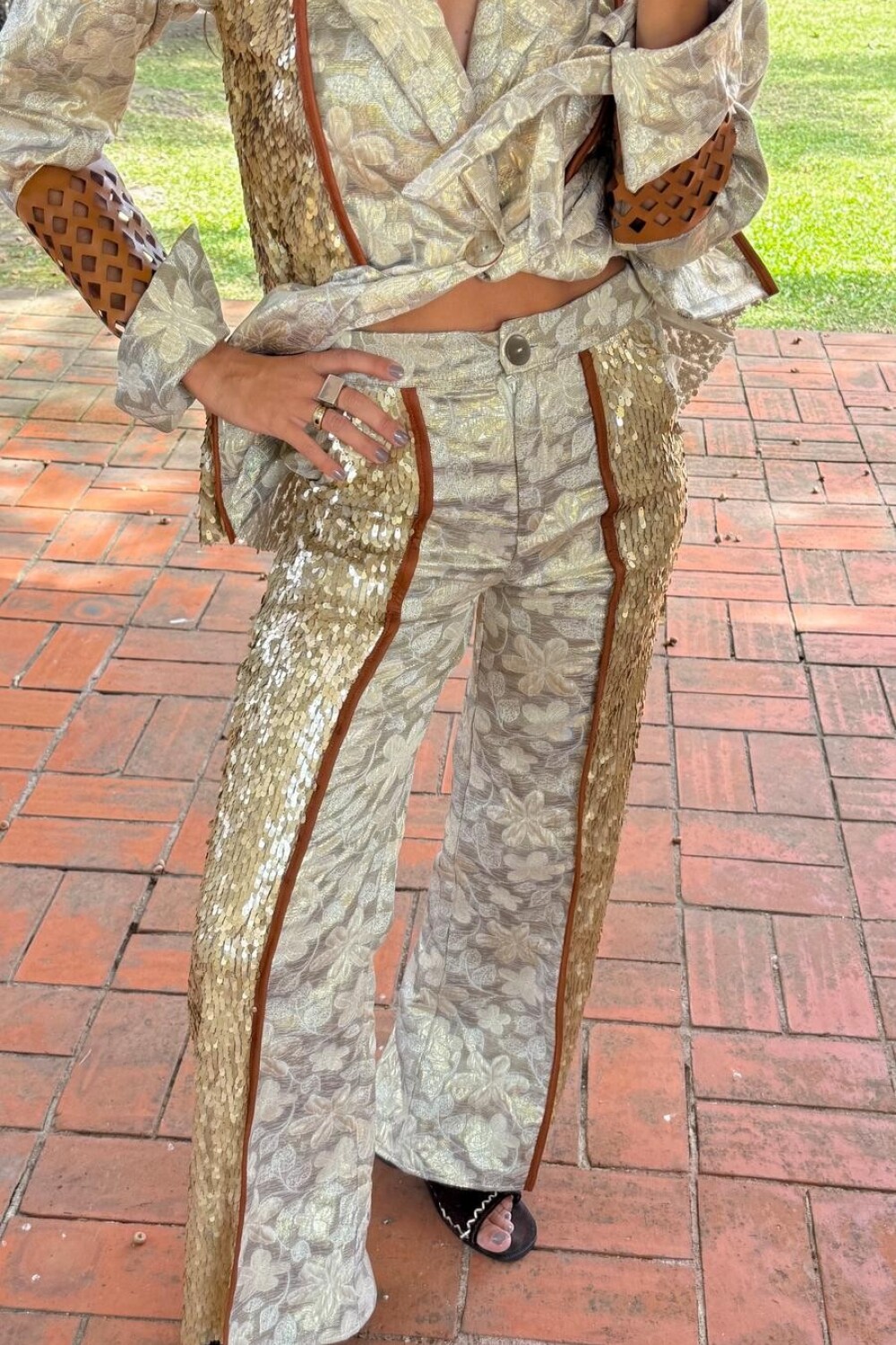 Disco Pants Champagne