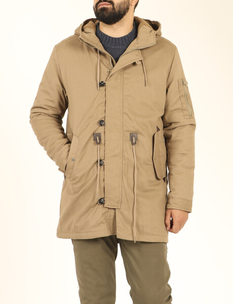 Campera Parka Harry Beige