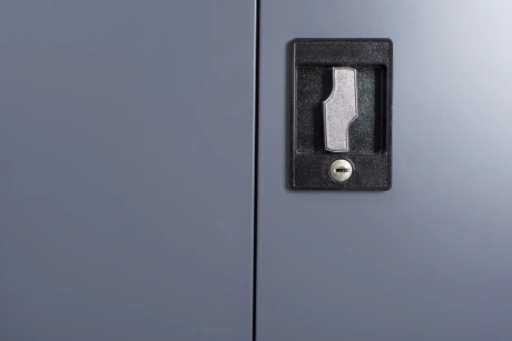 Armarios Metálico 4 Estantes 1.90 Puerta Y Llave Gris Armarios Metálico 4 Estantes 1.90 Puerta Y Llave Gris