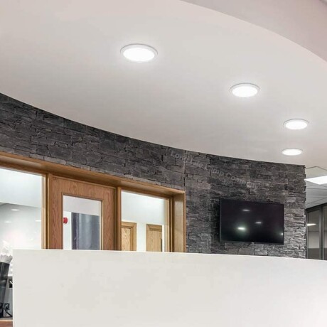 Panel LED 18W, de embutir, empotrar redondo BLANCO POTENZA Panel LED 18W, de embutir, empotrar redondo BLANCO POTENZA