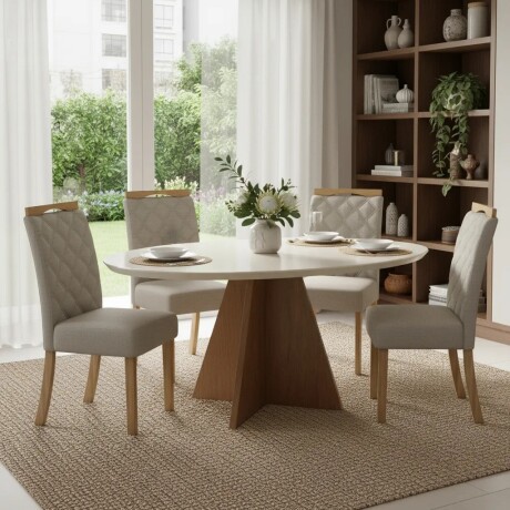 MESA DE TAPA CIRCULAR - 110 CM MESA DE TAPA CIRCULAR - 110 CM