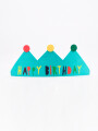 VINCHA HAPPY BIRTHDAY FIELTRO VERDE