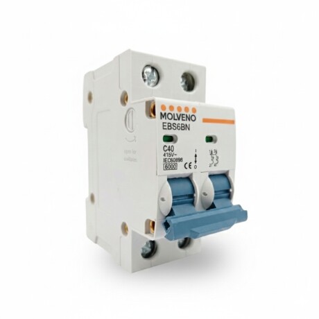 INTERRUPTOR TERMOMAGNÉTICO Interruptor Termomagnético 40A Tipo C 2P