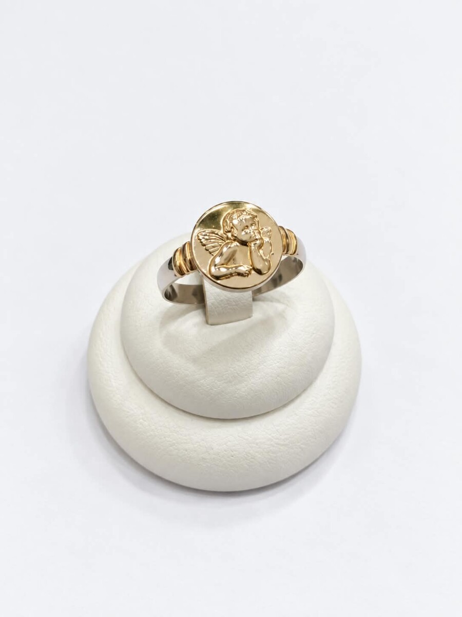 Anillo con Ángel de la guarda 