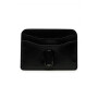 Marc Jacobs -Tarjetero de cuero con diseño minimalista Negro