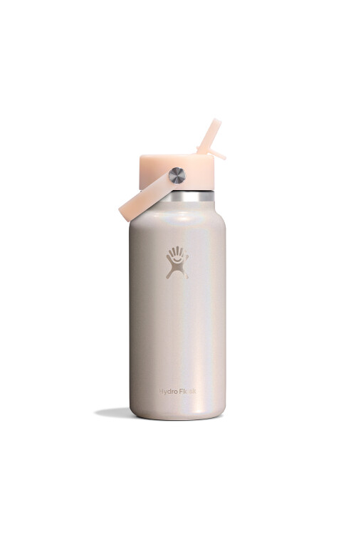 32 OZ WIDE FLEX STRAW CAP Glimmer Cream