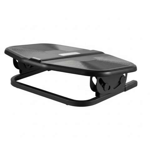 Soporte Apoya Pies Ergonomico Escritorio Brateck Regulable Color Negro