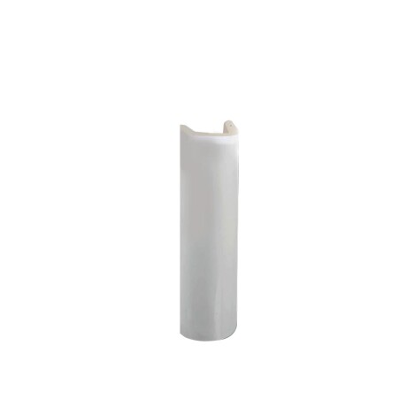 PEDESTAL PARA BACHA DE LOZA SANITARIA SAMITE BLANCO BRILLO BLANCO