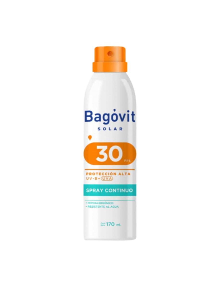 Bagóvit Protector Solar 30fps Spray Continuo 170ml 