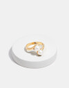 Anillos Chicos Perla Anillo Perlas - Dorado