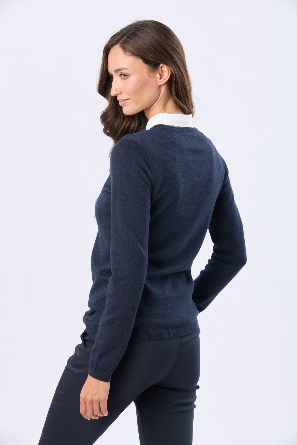 BUZO TEJIDO CLÁSICO Marino
