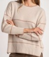 Sweater Rayado Beige Melange