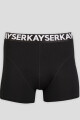 Boxer bamboo corto Negro