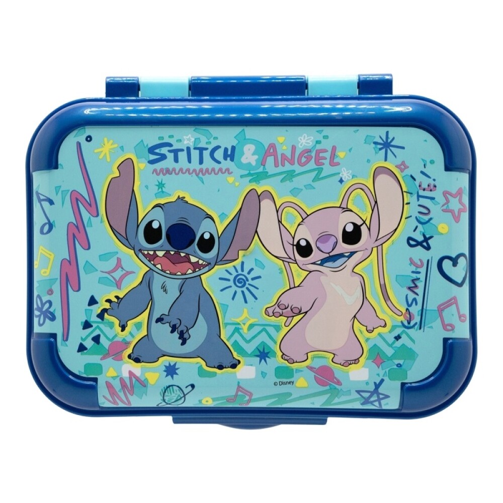 Lunchera Stitch – Modelo Asker BAZAR PLASTICO LUNCHERA ASKER STITCH 75043 -
