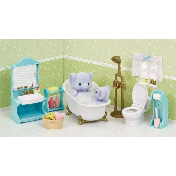 Sylvanian Families Set Baño Accesorios Juguete Niños Figura Sylvanian Families Set Baño Accesorios Juguete Niños Figura