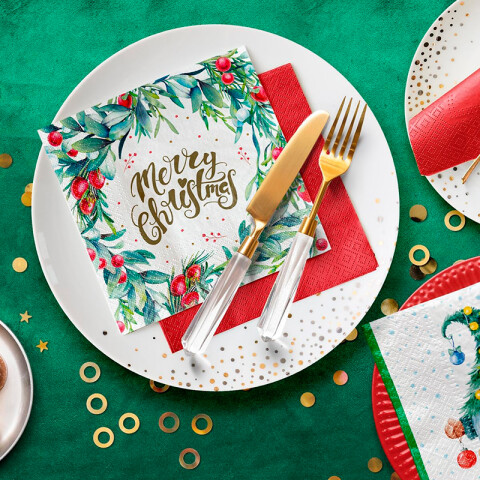 Servilleta Feliz Navidad x20 Servilleta Feliz Navidad x20