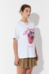 T shirt frutilla blanco