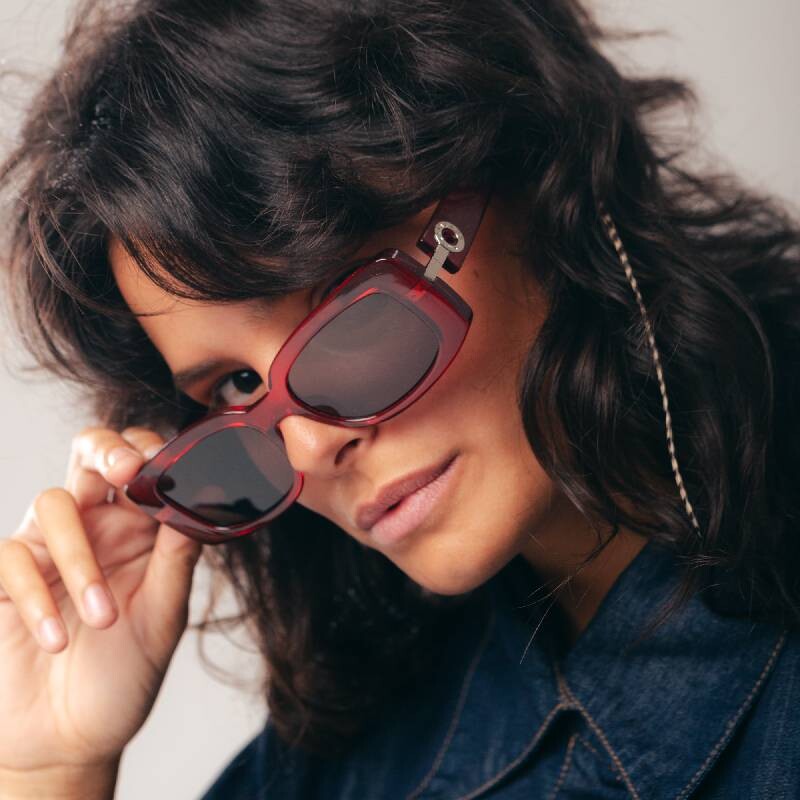 Lentes de Sol Chilli Beans Anitta Rojo