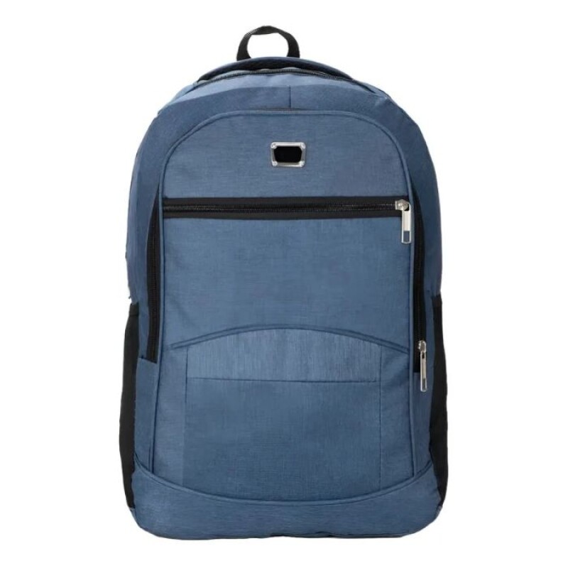Mochila Liceal Escolar Urbana 3 Cierres azul