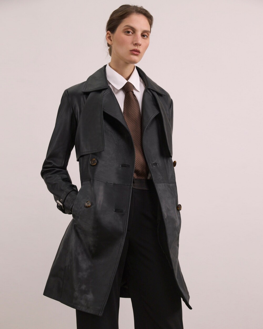 Trench Borgia Negro
