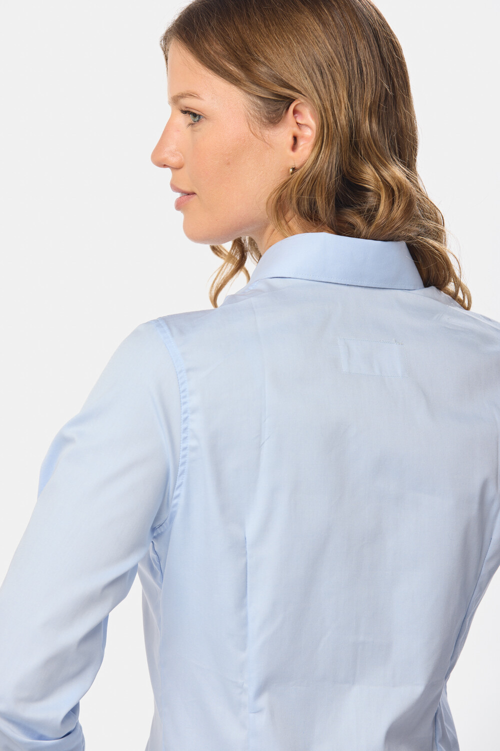 CAMISA LISA Celeste
