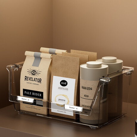 Organizador transparente gris