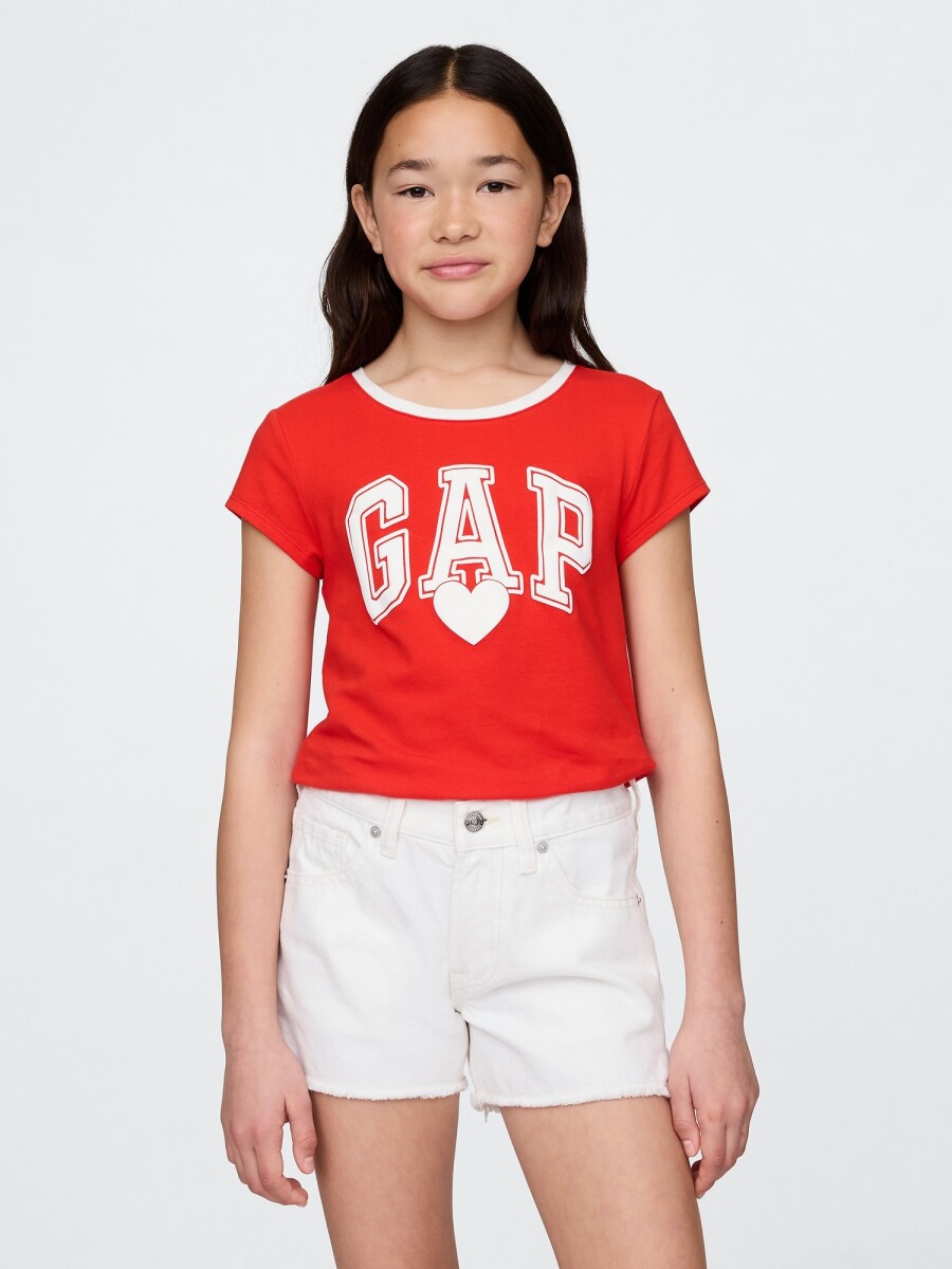 Remera Gráfico Niña - Poster Red 