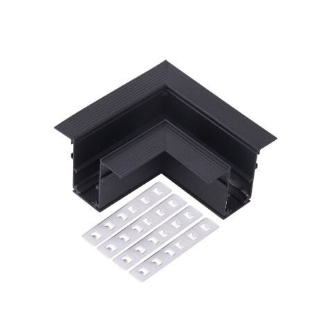 Conector en L horizontal p/riel embutir 100x100mm IX4314