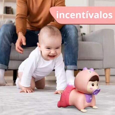 Juguete Estimulador de Gateo Huanger ROSA-LILA