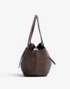 Shopper Cartera Shopper Curva - Marron Chocolate