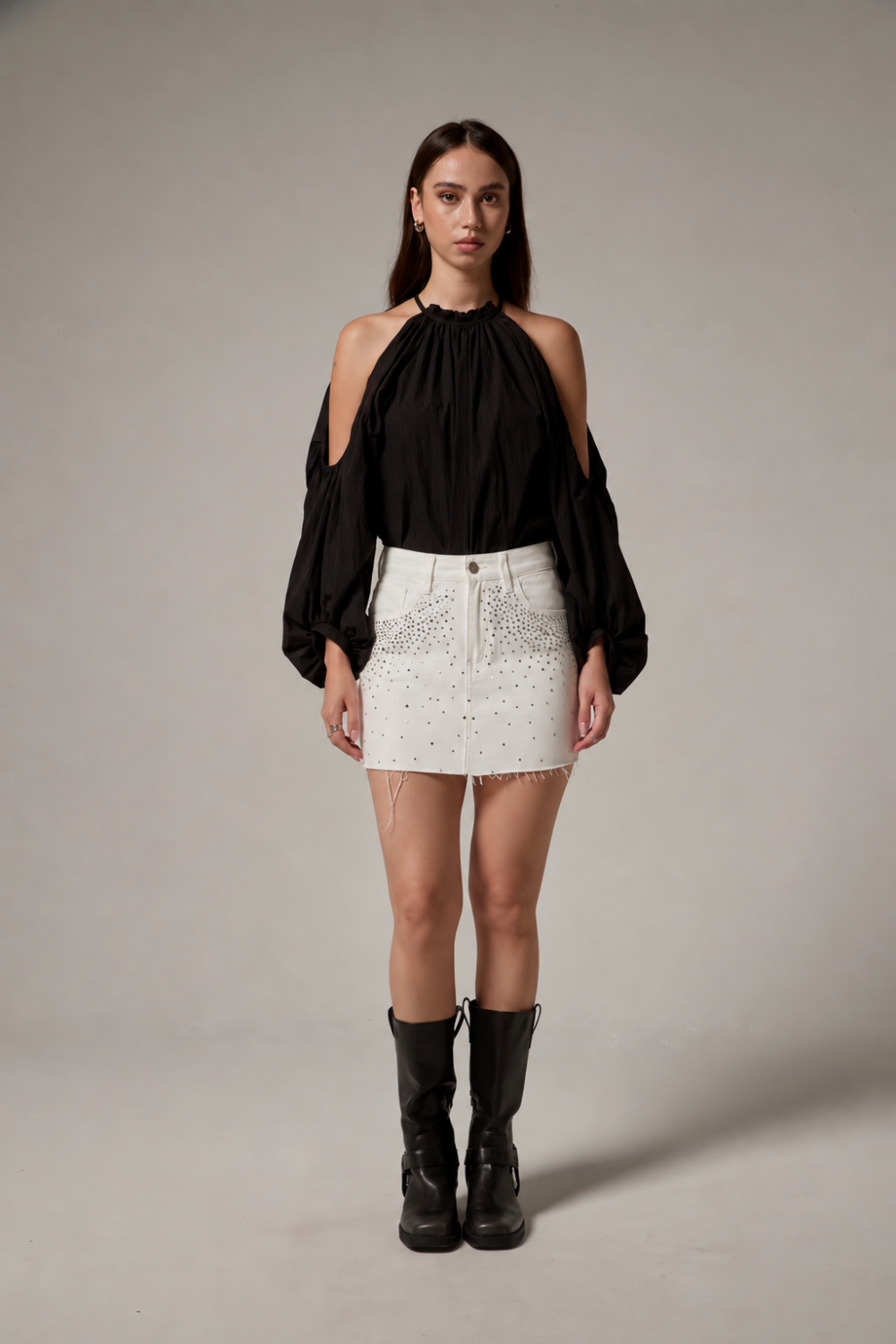 Falda Rama Marfil / Off White