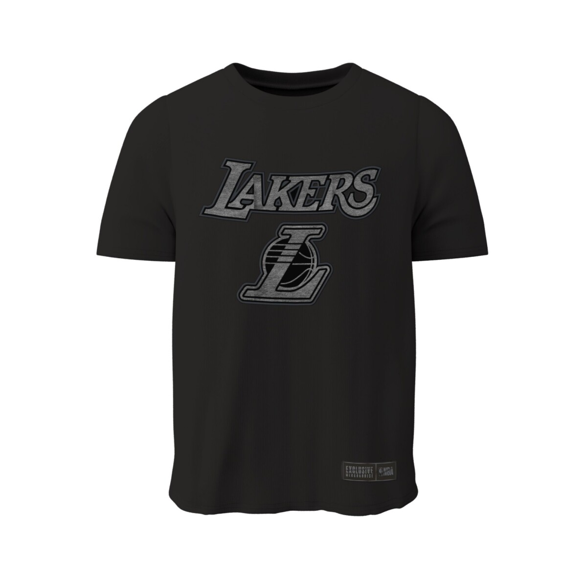 CAMISETA MANGA CORTA NBA LAKERS SLAM DENIM HOMBRE NBATS526106-BK1 - Negro 