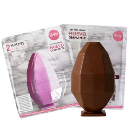Molde Pascua Set Huevos Diamante 10 cm Molde Pascua Set Huevos Diamante 10 cm
