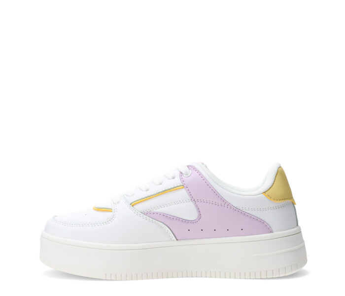 Deportivo acordonado ROSA White/Lila
