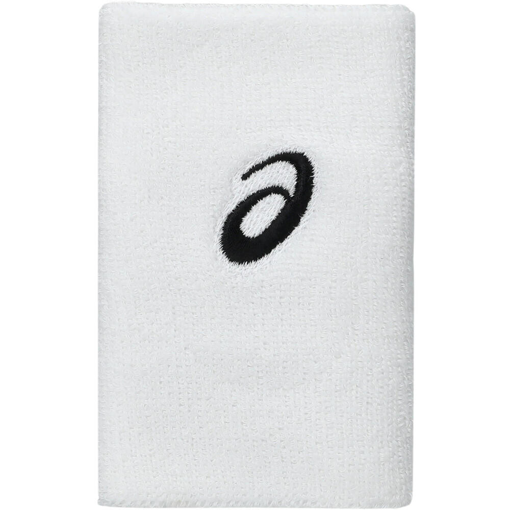 Muñequeras Tenis Wrist Band Long Unisex Brilliant White