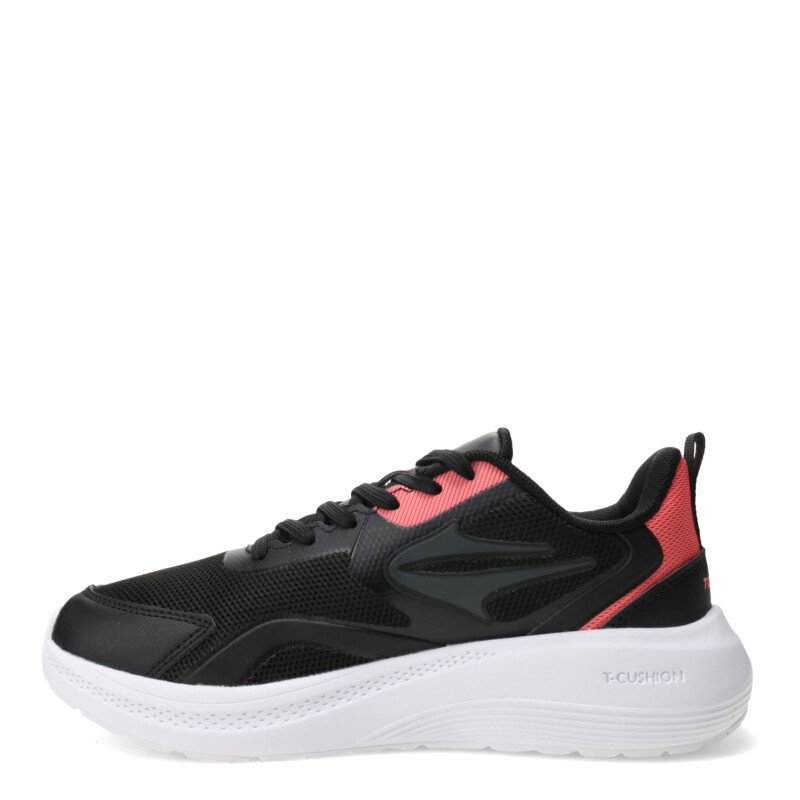 Championes de Mujer Topper Running Drive 2 Negro - Rosado Coral