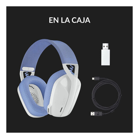 Auriculares Gamer Inalámbricos Logitech G Series G435 Blanco Crudo Y Lila Auriculares Gamer Inalámbricos Logitech G Series G435 Blanco Crudo Y Lila