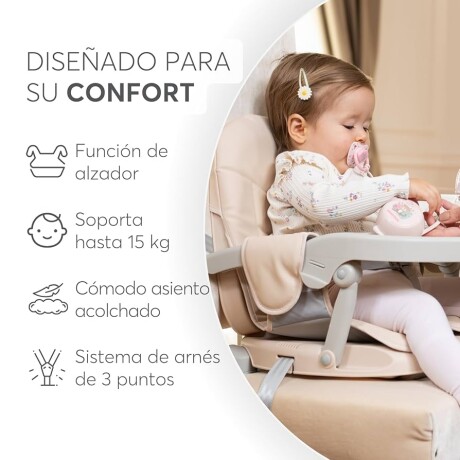 Silla de comer portatil PAPPO Beige